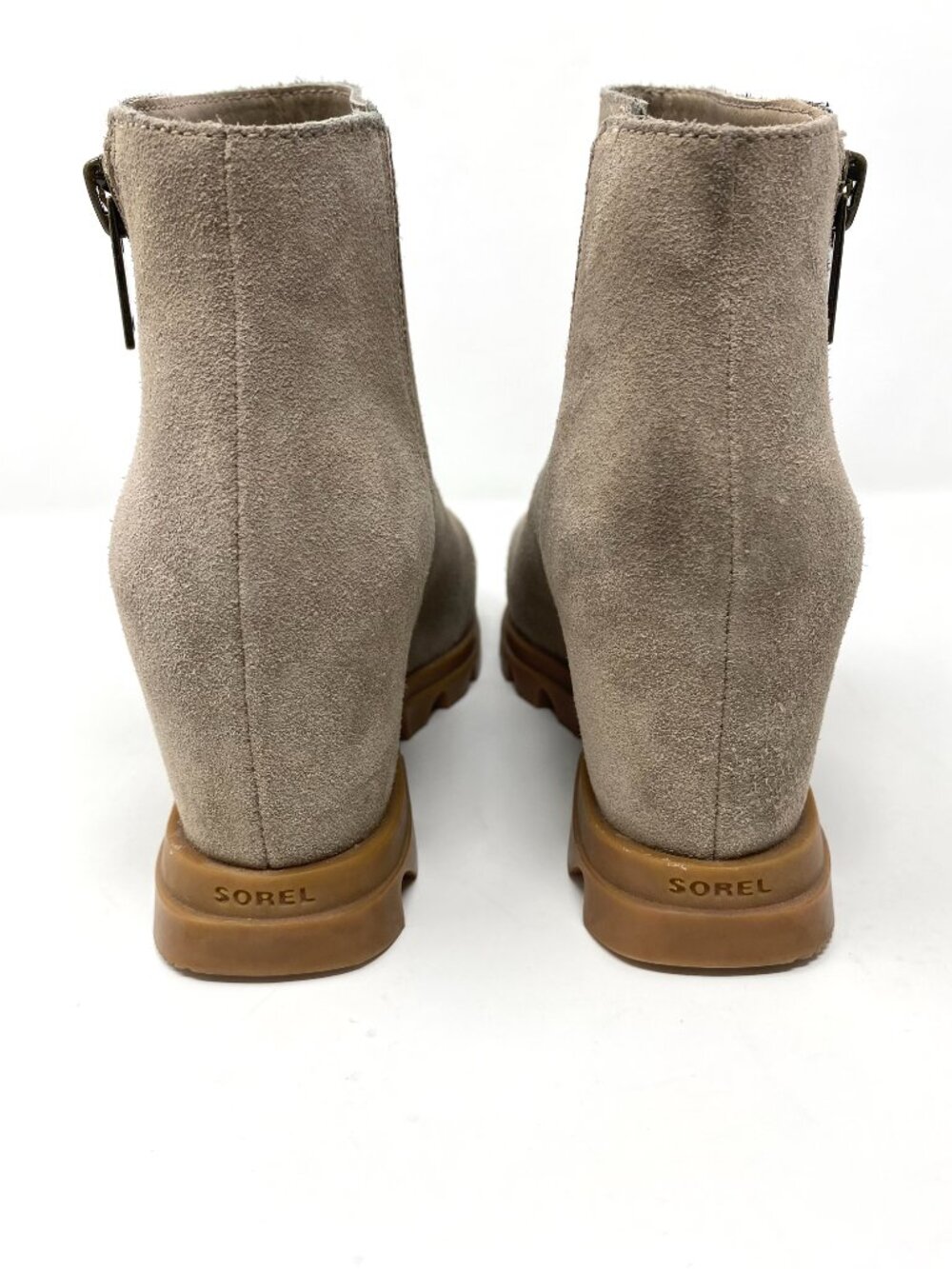 Sorel Joan of Arctic Wedge Zip Bootie Suede Ankle Boot 6 - Picture 7 of 12